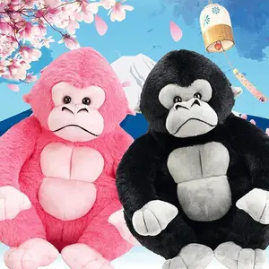 1pc 25/35/42CM Creative Chimpanzee Plush Pillow Stuffed Soft Animal Cushion Cute Gorilla Plushie Toys Funny Birthday Gifts