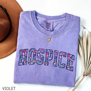 Comfort Colors Hospice Shirt, Floral Hospice Tshirt, Hospice Nurse Gifts, Cute Hospice Worker Tee, Hospice Aide Gift, Hospice care Outfit