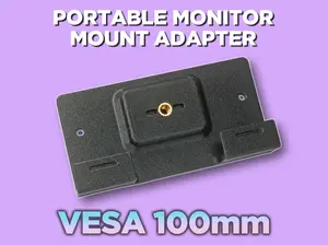 100mm VESA to 1/4" Adapter for Portable Gaming Monitor (2-screw version)