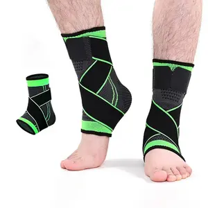 Unisex Ankle Guard Compression Sleeve, Non-Slip Tendon & Plantar Support, Ankle Support Brace, Adjustable To Wrap Around The Ankle, Suitable For Football, Basketball, Volleyball, Running Healthcare Tool