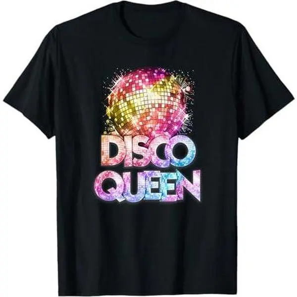 Disco Queen - 70's Disco Themed Vintage Seventies Costume T-Shirt