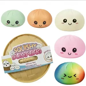 Large Dumpling-Shaped Stress-Relief Toy, Made of Soft TPR Material, a Perfect Stress-Relief Gift for Kids, Ideal for Valentine's Day and Easter
