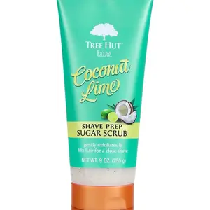 Tree Hut Bare Coconut Lime Exfoliating Shave Prep Scrub 9 oz. Moisturizing Body Care