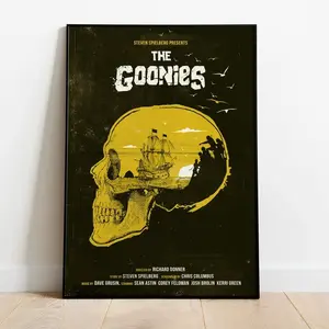 The Goonies Movie Poster Unframed Print Wall Art Living Room Decoration Perfect Gift for 80s Adventures Movies Fans 003