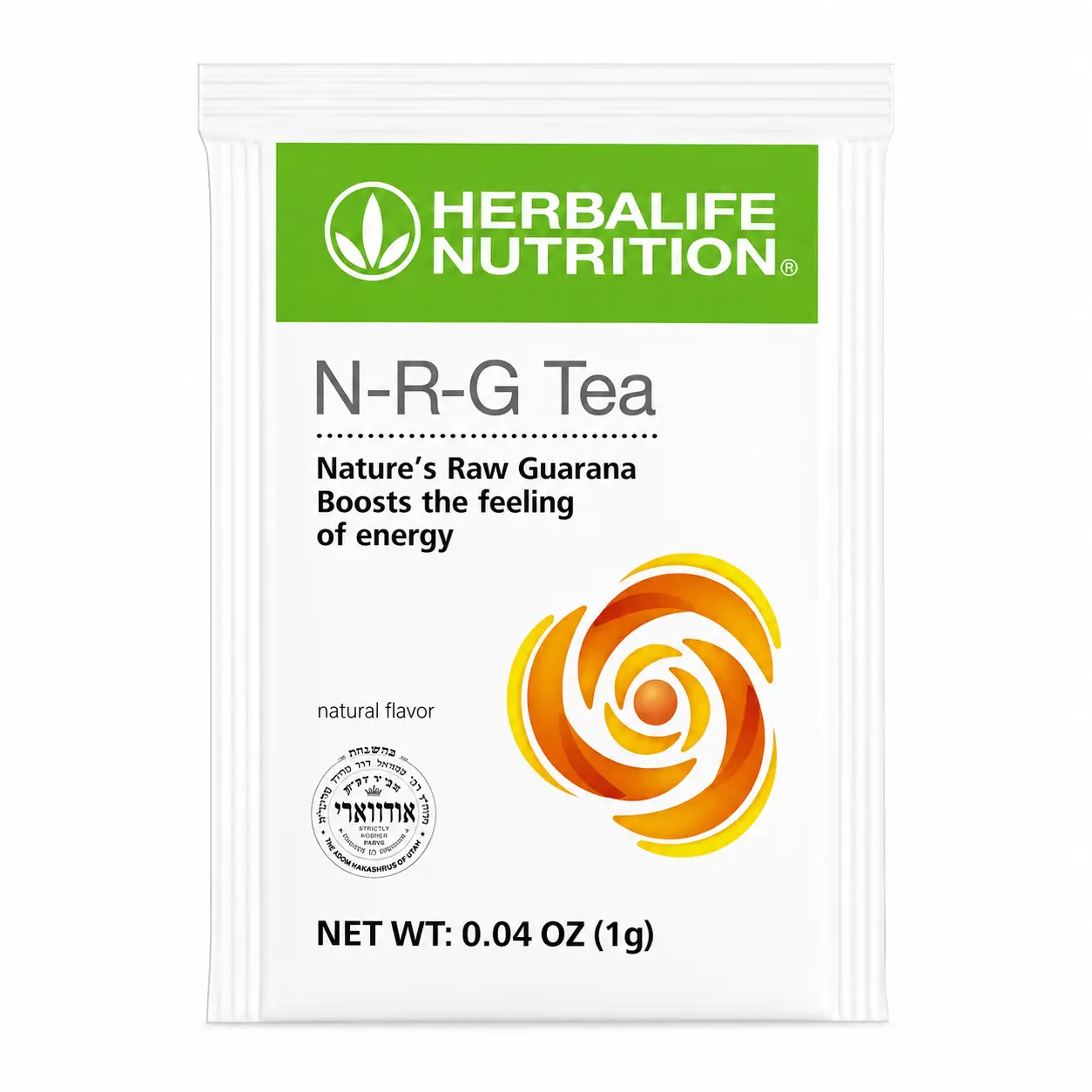 Herbalife N-R-G Herbal Tea Drink, 30 Single-Serve Instant Packets - Mixed Hot or Iced, Convenient for Travel, Work Use