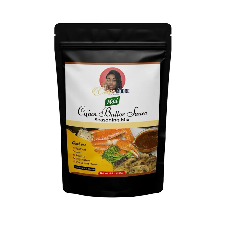 Crave Moore Mild Cajun Butter Sauce Seasoning Mix Flavorful Spice Blend Flavor Spice Powder