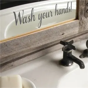 Wash Your Hands! Wall Decal Clearance Sale 50% OFF Quality Decals