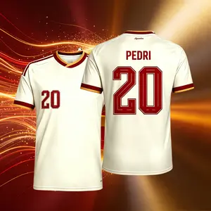 2026 Spain National Home And Away 19# Lamineyamal 20# Pedri Short And Long Sleeve Soccer Jersey Fans Version Breathable