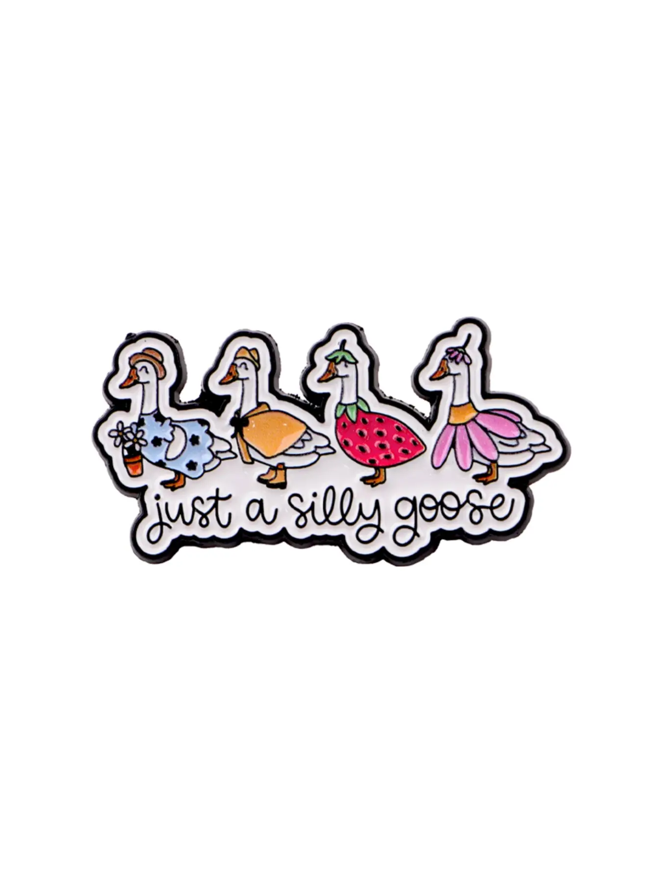 Elegant Duck Enamel Pin , Alloy Brooch Pin, Perfect Gift for Friends, Ideal for Backpacks & Hats, All-Season Accessory, Hat Pins