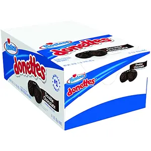 Hostess Donettes Mini Donuts, Double Chocolate, 3 Ounce, 10 Count