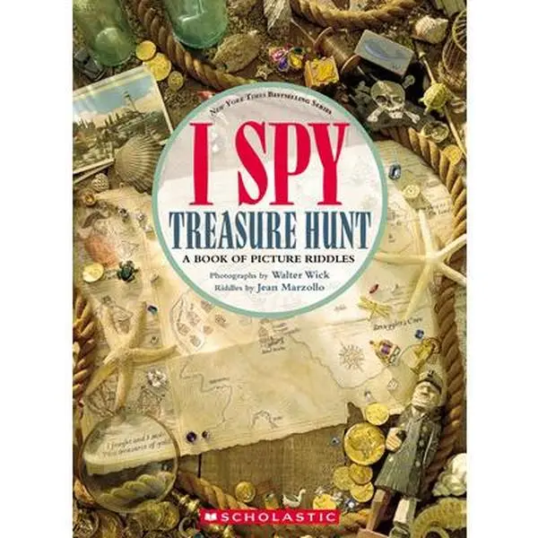 Captivating I Spy Treasure Hunt: A Book of Picture Riddles - Jean Marzollo, Hardcover Children's Literature & Art Book