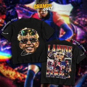 CHAMPS ONLY Ryan Wonderkid Signature Heavy Cotton T-Shirt For Soccer Fans, Menswear Outfit, Direct To Garment Breathable Print