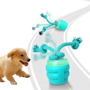 Interactive Dog Toy Roller Ball, for Puppies/Small Dogs, Automatic Moving Dog Toy, Motion Activated, Green