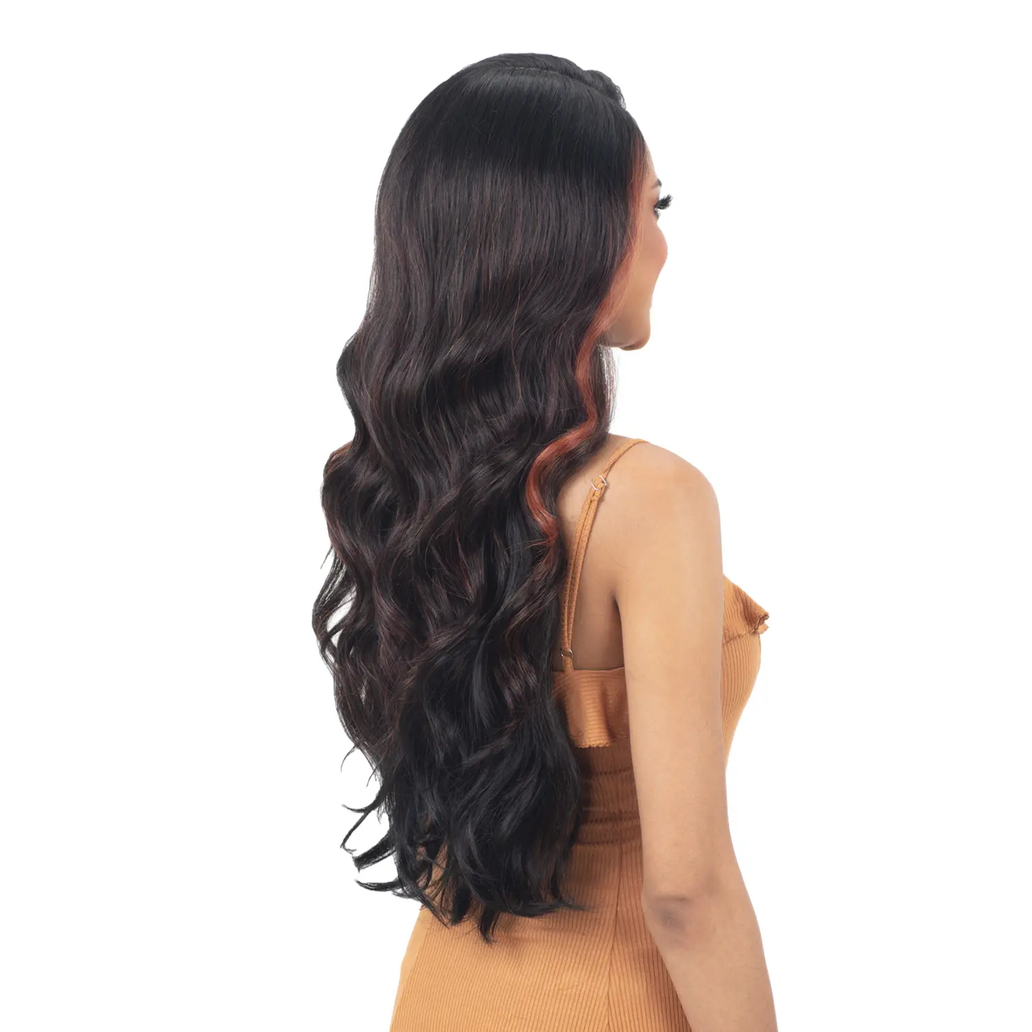 MAYDE Aubrie Deep Wave Lace Front Wig for Women, Synthetic Hair with a Refined 5" Part and HD Lace, Wave Wig, Deep Wave Wig