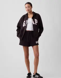 Relaxed Gap Logo Zip Hoodie