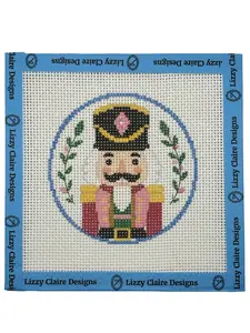 Nutcracker 4-inch Round Needlepoint Canvas