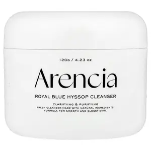 Arencia Royal Blue Hyssop Rice Cleanser, 4.23 oz (120 g)