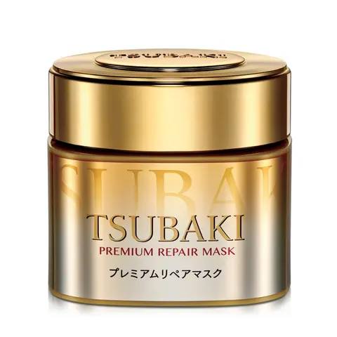 Shiseido Subaki Premium Hair Mask 180g - Adult-Use Chemical-Free Cream Hair Mask, All-Skin Safe Haircare Product, Nourishing Deep Nutrient Soak for Dry Strands & Curly Locks to Reduce Damage