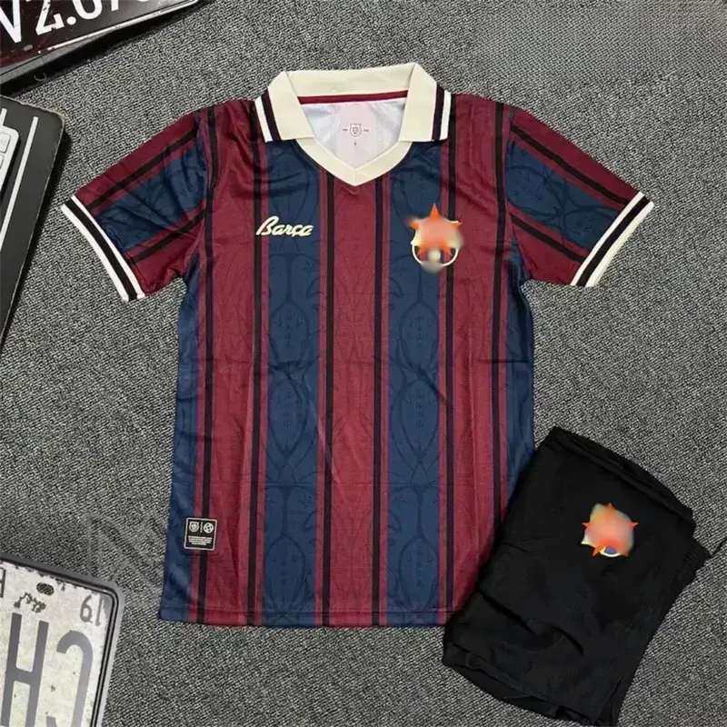 2026 Barcelona Limited-Edition Anniversary Soccer Polo Jersey - Collectible Sports Fan Streetwear Gift Item VX