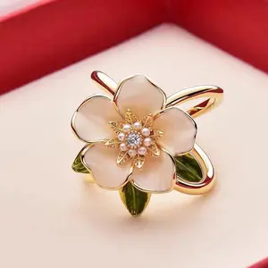 1pc Flower Style Hijab Scarf/Shawl Clip, Multi-Purpose Scarf Accessory