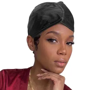 DONNA 24-Inch Pixie Hair Wrap for Women - Adjustable Silky Satin Head Wrap for Sleeping, Styling, and Hair Care - Pixie Cuts, and Tapered Styles - Friction-Reducing Night Cap