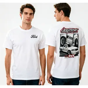 SVT Lightning 2 Sided Muscle Truck Graphic Tee Special Vehicle Team Streetwear Men's Car Enthusiast Gift TikTok Shop Deals Summer Outfits Graphic Tees