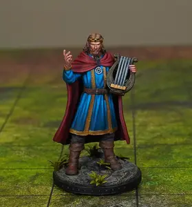 Heroic Bard D&D Mini | Spell Mage Miniature, Dungeons and Dragons, Tabletop RPG
