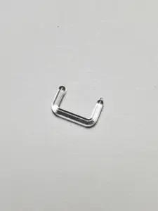 Clear Septum Retainer 16g 14g 12g 10g PTFE Acrylic Medical Grade
