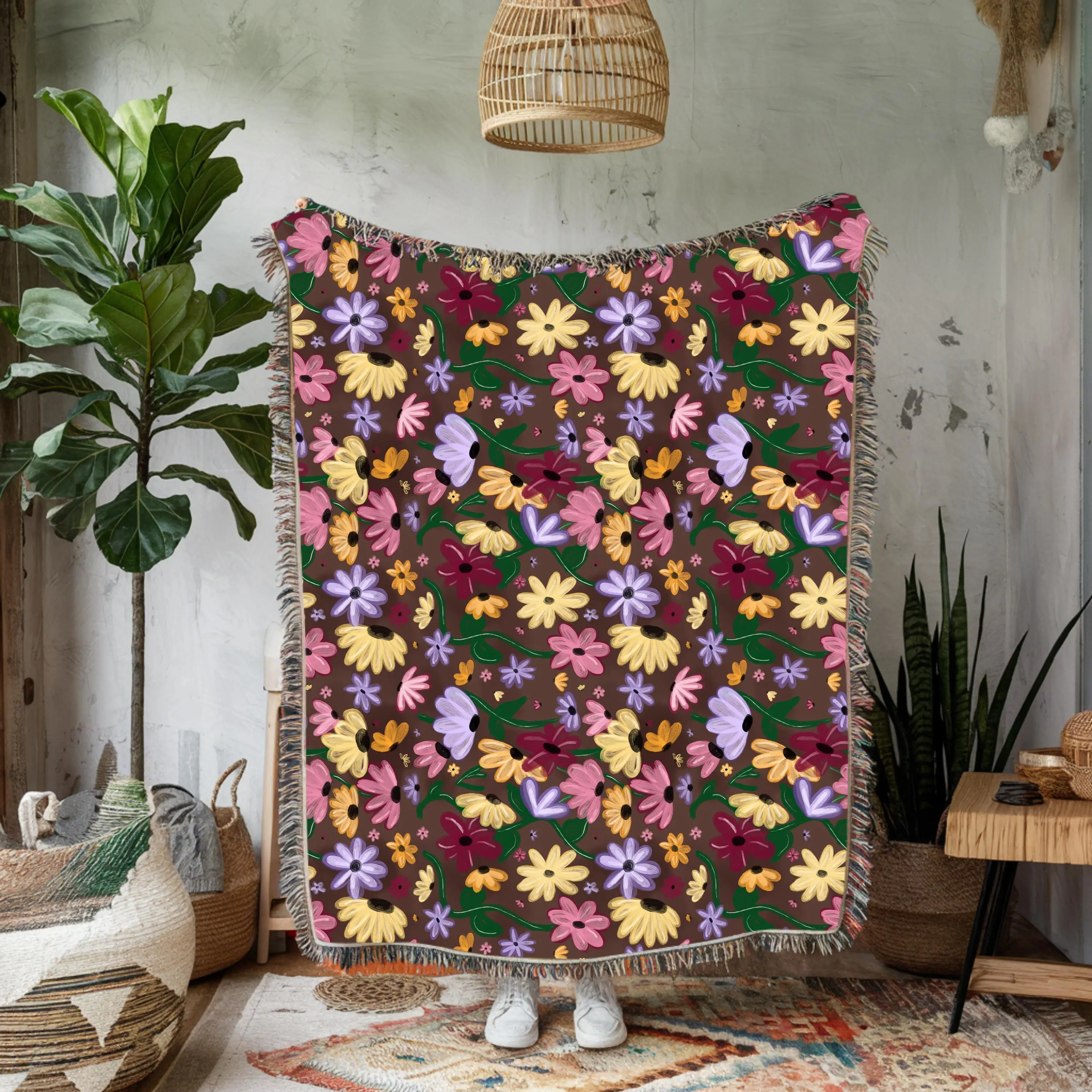 Era Tour Surprise Song Piano Blanket Flower Design Throw Blanket - Cozy Tribute for Fans