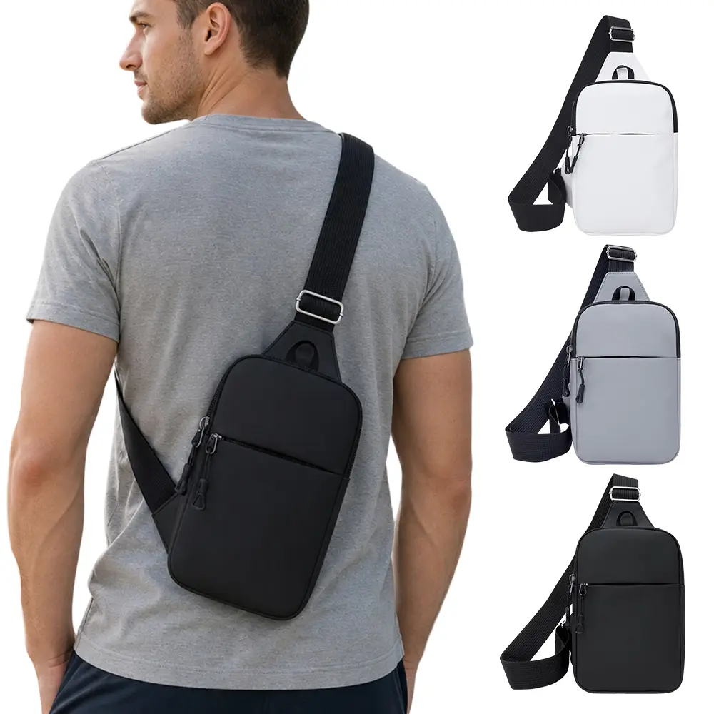 3 Packs Mini Sling Bag for Men Women, Small Crossbody Casual Utility Chest Phone Bag for Travel Workout Perfect for Everyday Use, Running, Hiking, Cycling, Camping, Gym Workouts, Music Festivals and More