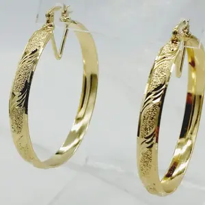 Hoops Earrings Hoops Gold Filled Jewelry Arretes Pantallas de oro Argollas  Earrings
