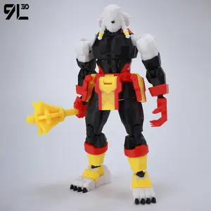 ​9L3D T13 Hero Invincible Boy Battle Roar Pose Berserk Figure LUCKY13 3D Printed Dummy13 Full Movable Collectible Toy Titan13​
