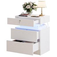 White - 3 Drawers