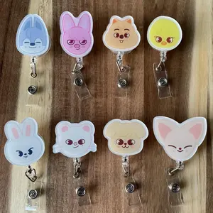 K-pop themed retractable badge holder - Gift For Fan K-pop