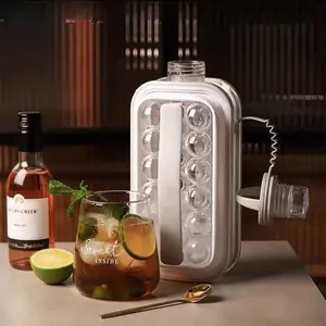For Home Water Kettle Homemade Ice Storage Cup Refrigerator Frozen Ice Cubes Popular Handy Gadget Japanese Ice Hockey Pot Ice Tray For Home Mold