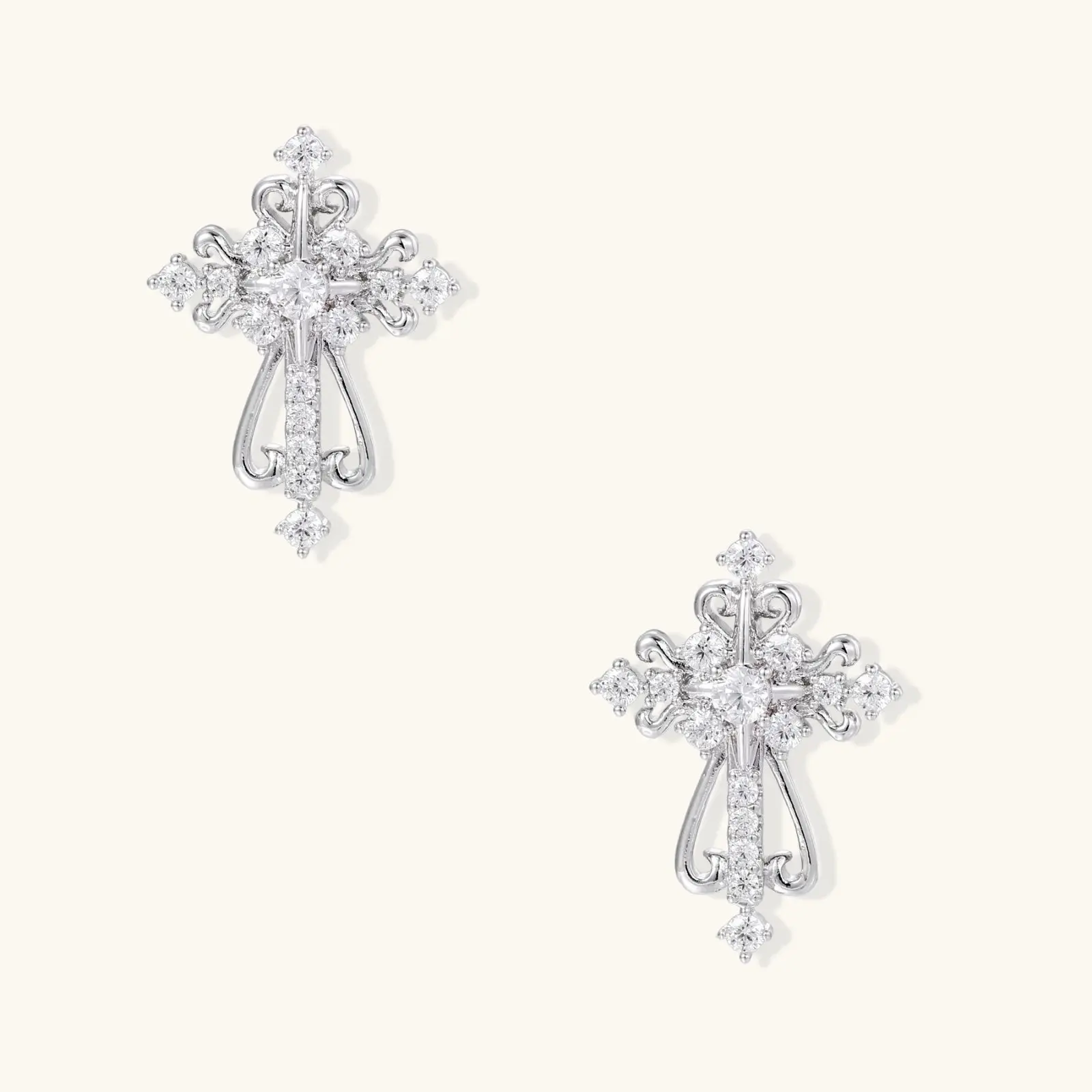 Divine Grace Cross Earrings