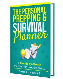 The Personal Prepping & Survival Planner- SHTF Prepping- No Grid Survival- Bug In Guide- Apocalypse Planner