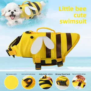 Customized Summer Pet Life Jacket for Small and Medium-Sized Dogs, Teddy, Bichon, Pet Supplies, Adjustable Dog Swimsuit