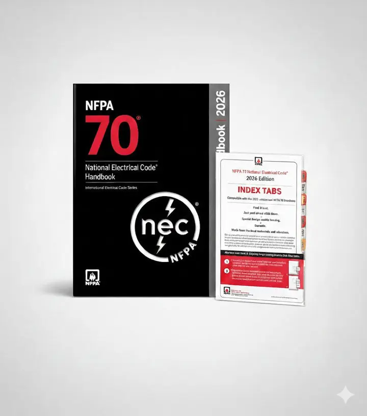 2026 NEC Handbook with Index Tabs Included for Electricians & Apprentices