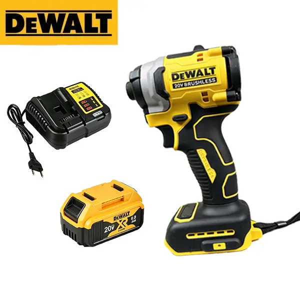 DEWALT DCF850 Compact Cordless Impact Driver, 1/4-Inch Hex Brushless 3-Speed Tool with Precision Drive, Triple LED, High Torque, 1-Hand Operation, Hex Bit Compatibility for Contractors, Tight Spaces, DIY Projects