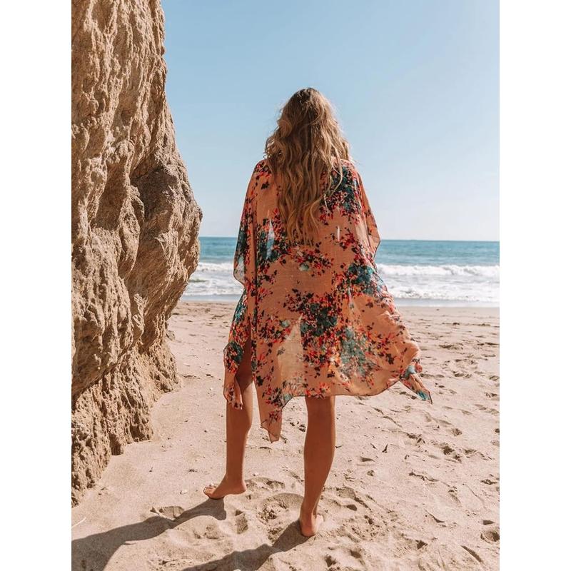 Bohemian Kimono Cardigan for Women Lightweight and Colorful Cover Up with Ethnic Prints Ideal for Beach Pool Holiday Timeless Style for Every Woman Bohemian Kimono Cardigan for Women Lightweight and Colorful Cover Up with Ethnic Prints Ideal for Beach Pool Holiday Timeless Style for Every Woman