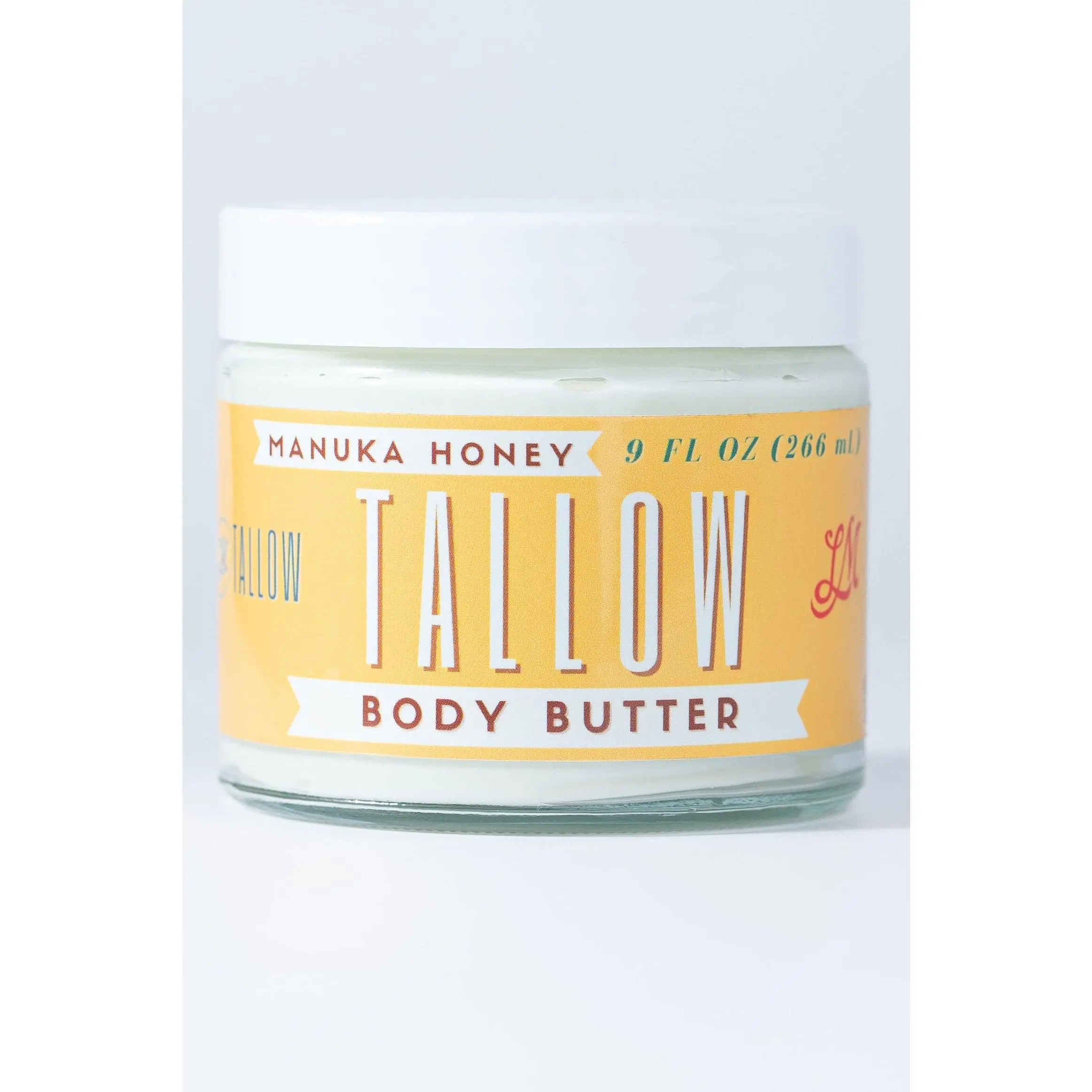 Manuka Honey + Rosehip Tallow Body Butter | Grass-Fed Beef Tallow | Lady May Tallow Body Care Hydrating