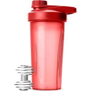 28oz Sporty Look Leak-Proof Shaker Bottle, Protein Shakes Mixer Cup With Twist Cap and Wire Whisk Ball,summervibes
