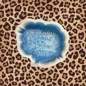 Overthink This Freshie Mold