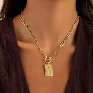 Cross Choker Necklace for Women,Paperclip Chain Hip Hop Necklace Unisex Jewelry Cuban Link Chain for Women Trendy Fashion Jewelry Gifts