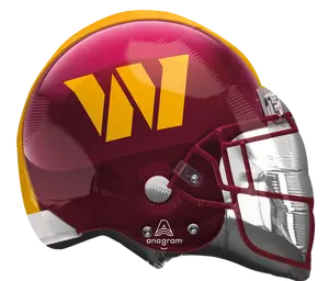 Commanders Helmet Super Shape Mylar Balloon