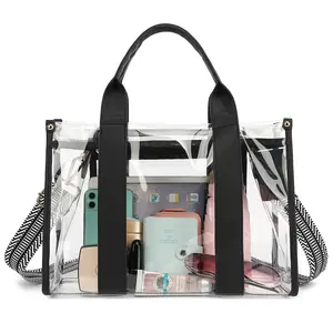 LOXOMU Clear Bag Stadium Approved, Clear Crossbody Bag for Women for Concert Sport