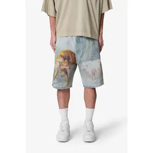 mnml Sheep Hounded Denim Shorts - Multi mnml Sheep Hounded Denim Shorts - Multi