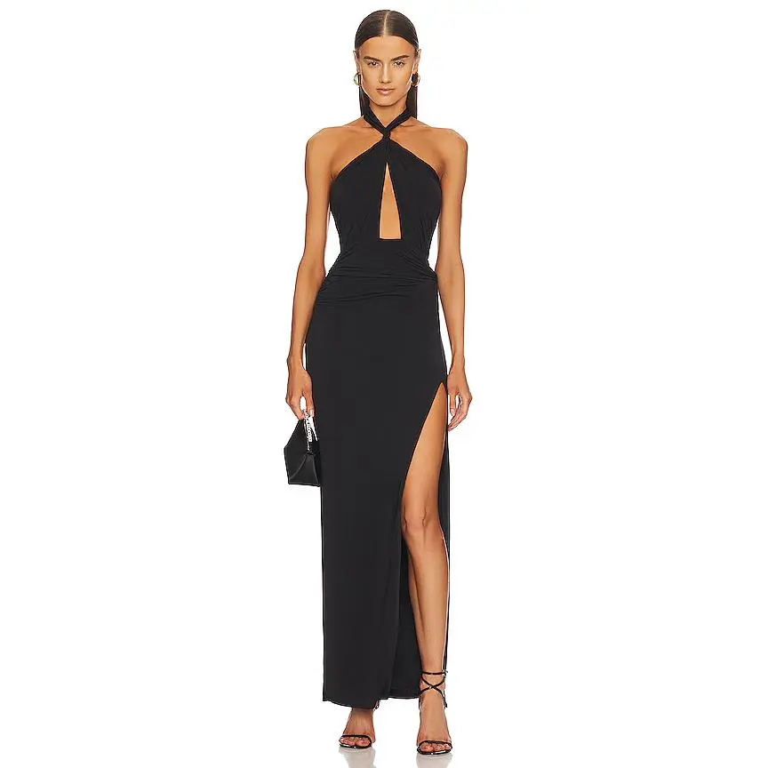 Michael Costello x REVOLVE Morgan Gown in Black Michael Costello x REVOLVE Morgan Gown in Black
