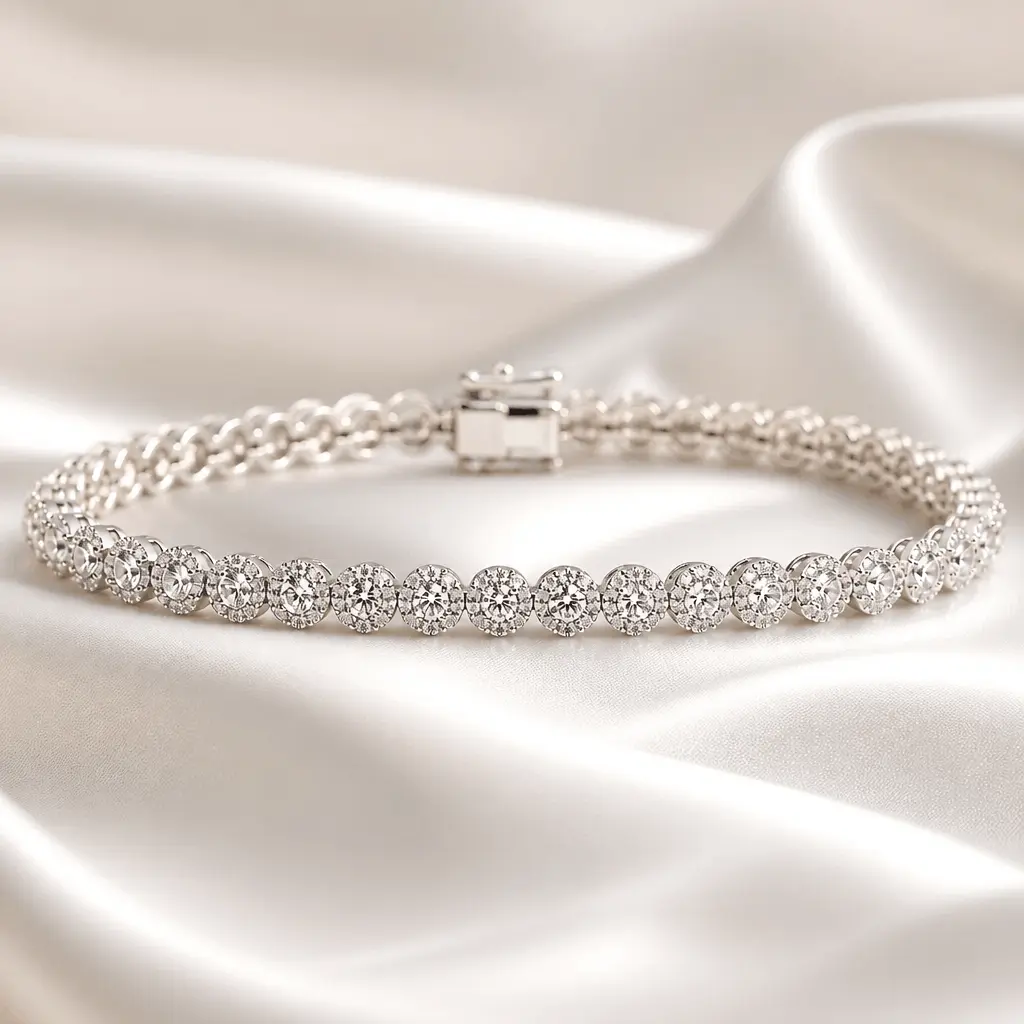 Divine Aurora 6.01 CT Moissanite Tennis Bracelet